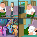 Peter muriendose por ver My litle pony :v