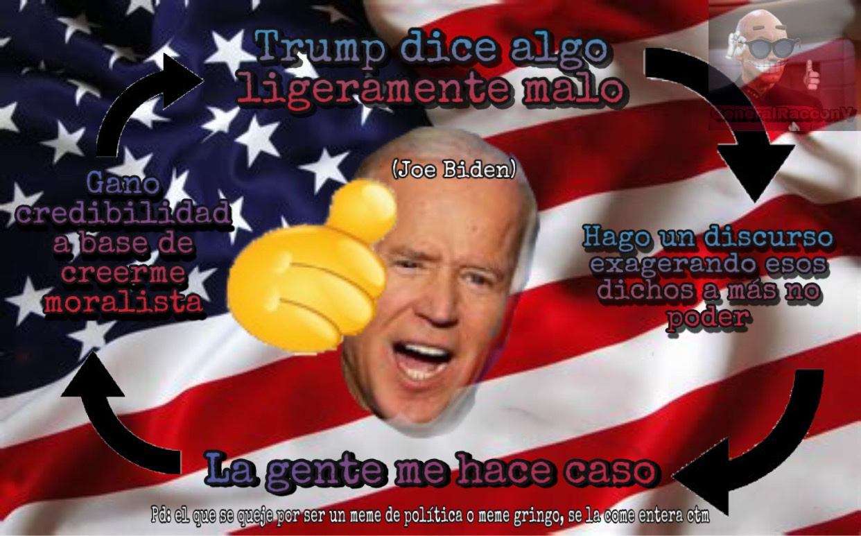 Estrategia de Biden in a nutshell - meme