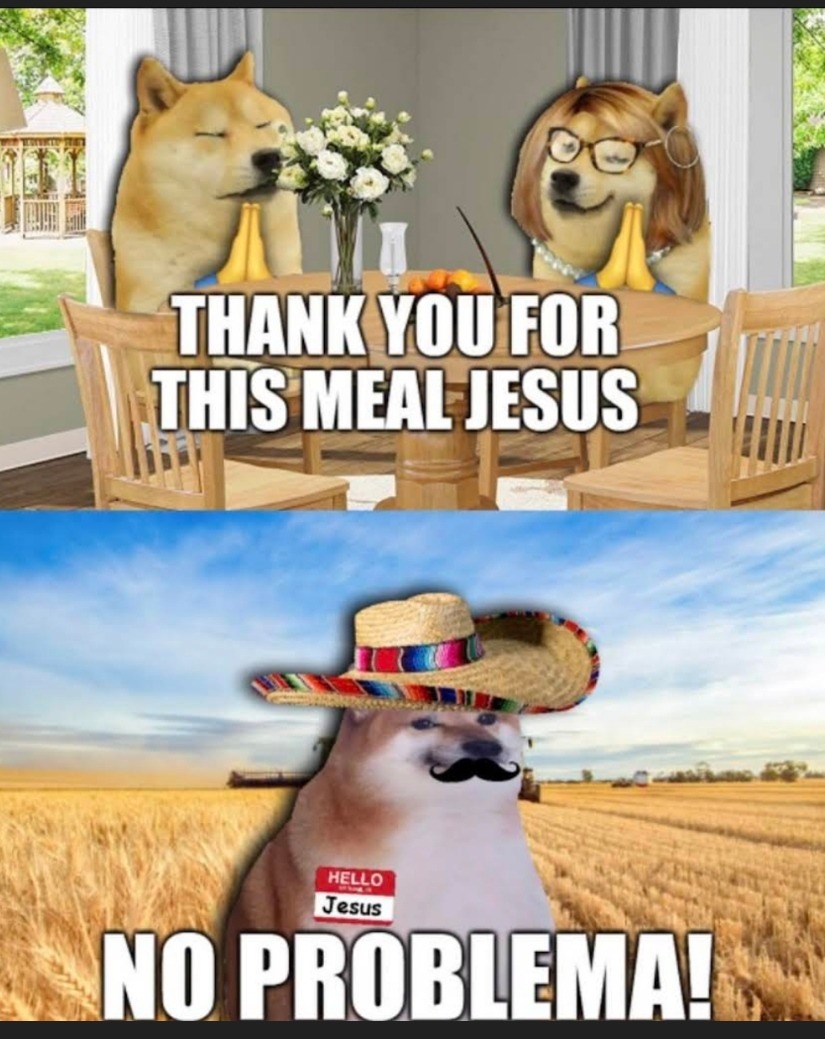 Thank you Jesus, very cool - meme