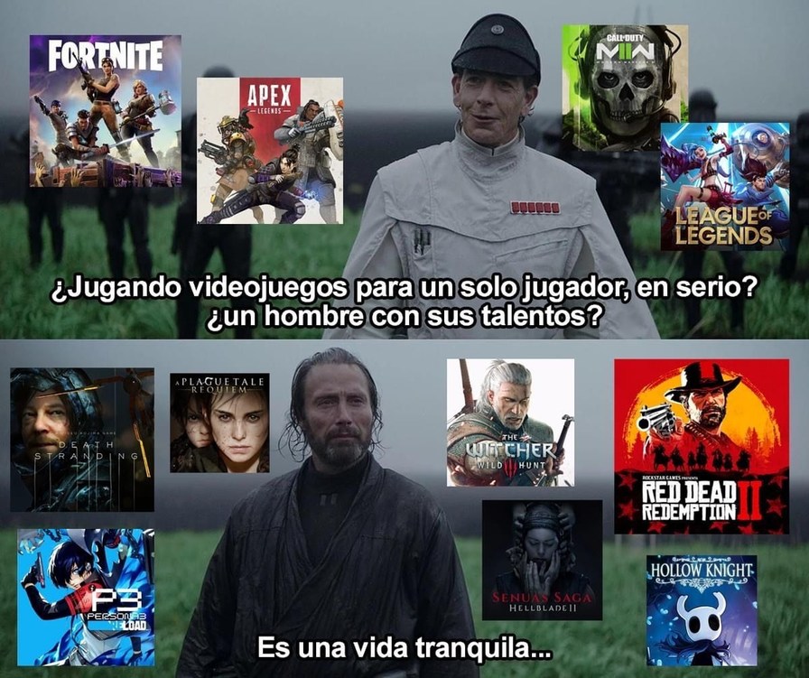Los juegos como servicio arruinaron el gaming - meme