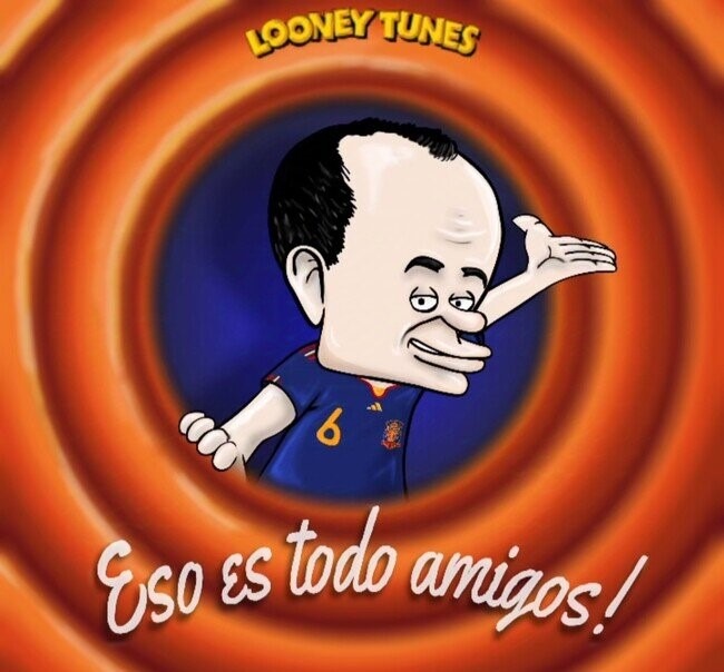 Meme del retiro de Iniesta, su pueblo ya no se toca