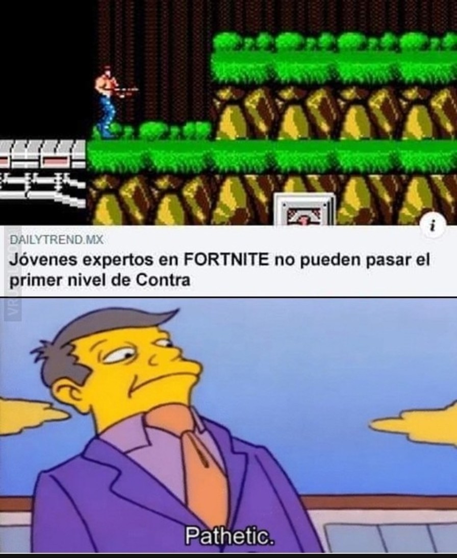 Jugar juegos actuales lanzados desde el 2010 hacia adelante = NPC - meme