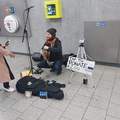 Modern day buskers
