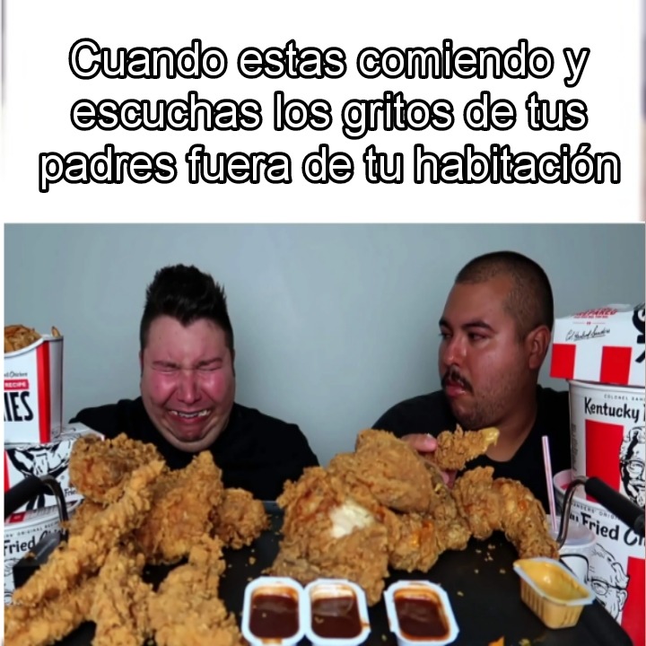 Oye, seguro algo los asusto, no pienses que es lo que crees que es - meme