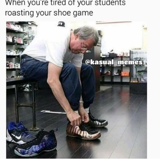 shoe game - meme