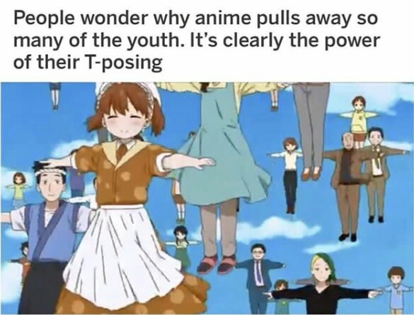 Is t-pose supposed to be a meme?