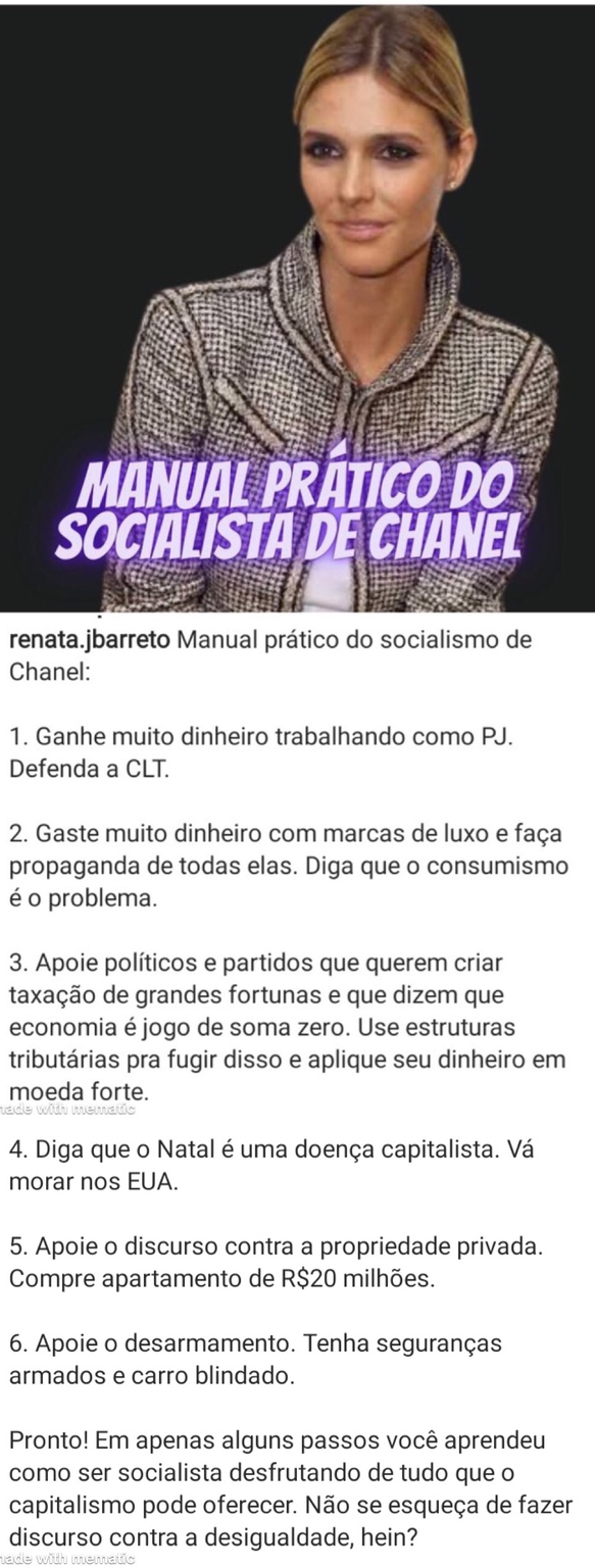 Socialista de chanel - meme