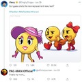 Pac-Man en twitter