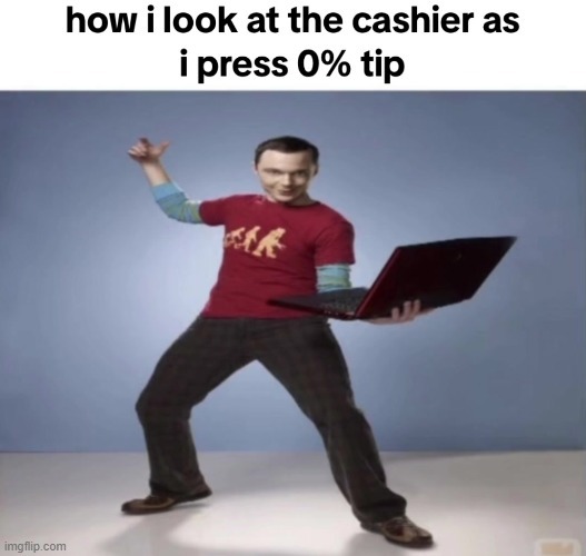 Sheldon Cooper laptop meme
