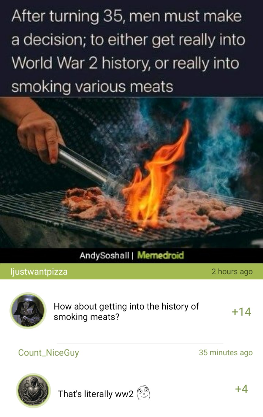 Mmmm meats - meme