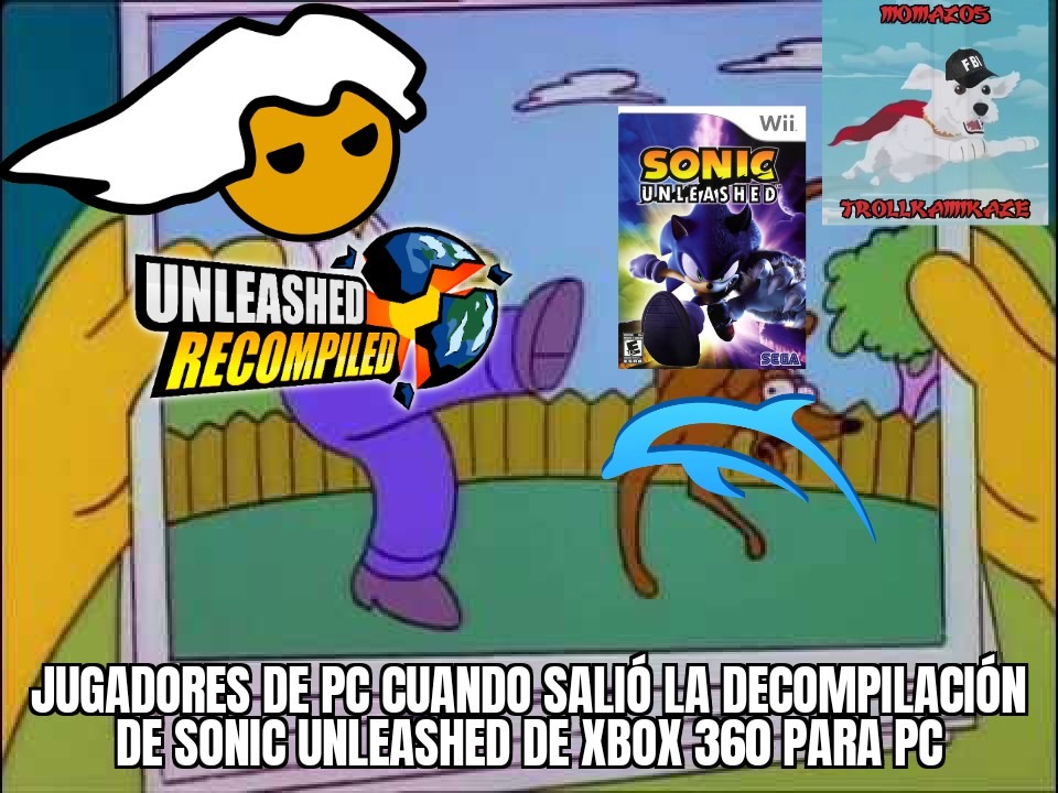 Sonic Unleashed de Wii = Mierda - meme