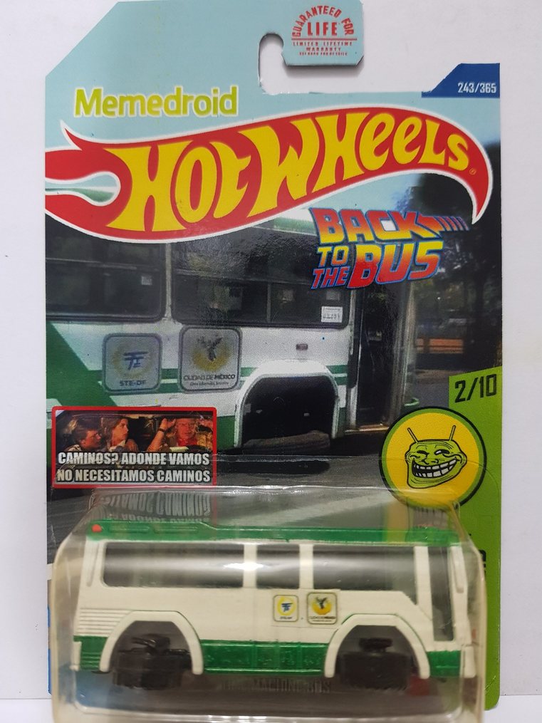 Time machine bus hotwheels - meme