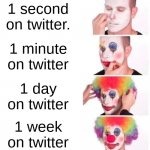 twitter is full of clowns - meme