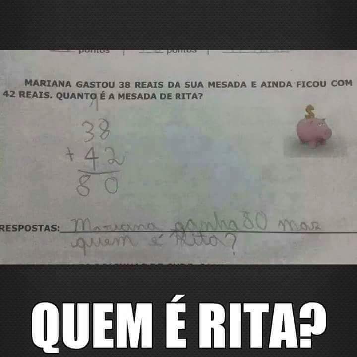 Quem e Rita? - meme