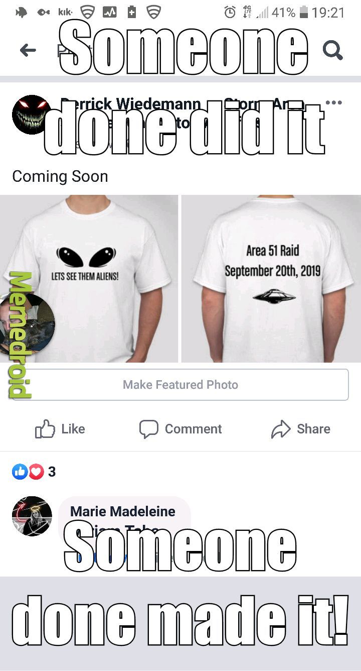 Raid shirts anyone? Lol - meme