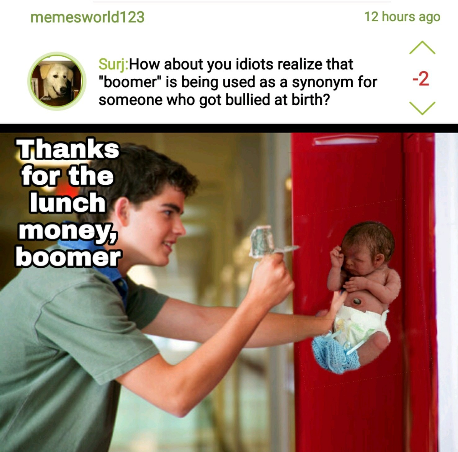 Boomer baby - meme