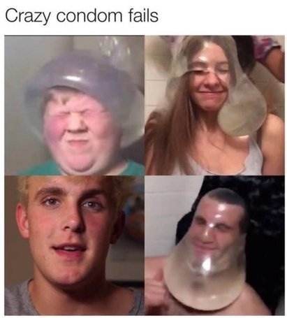 Condom fails - meme