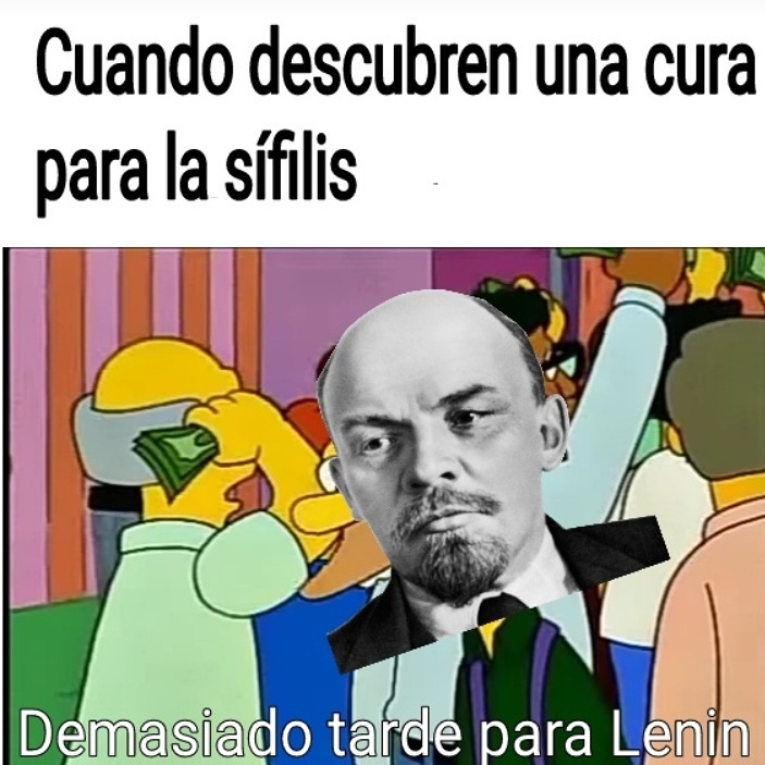 Demasiado tarde para Lenin - meme