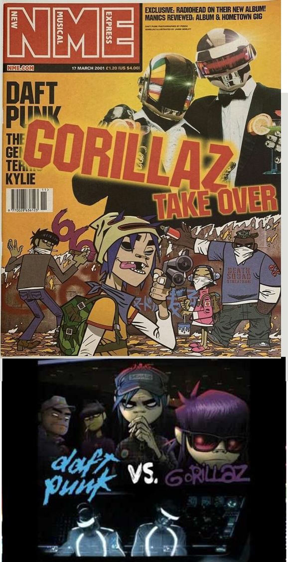 daft punk GORILLAZ Meme subido por IVAN_ROSELL1990 ) Memedroid