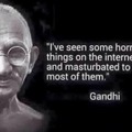 be like Gandhi