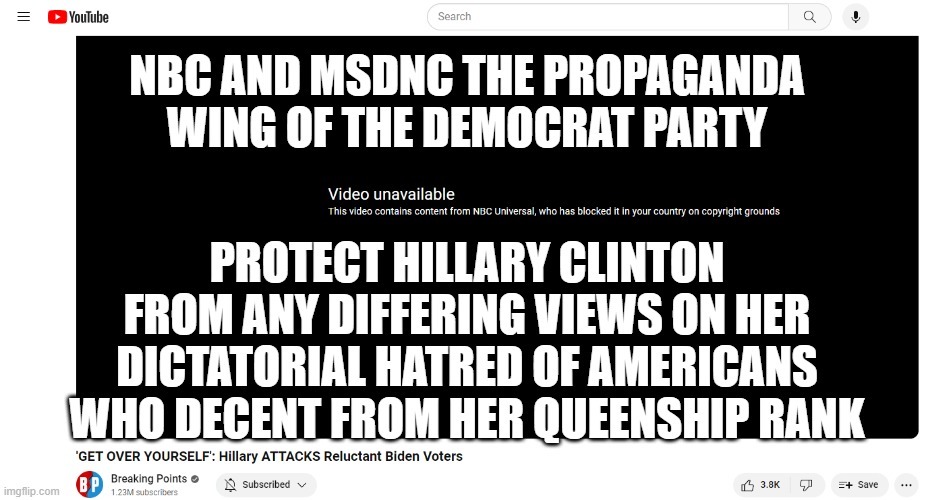 MSDNC Pro Clinton Propaganda - meme