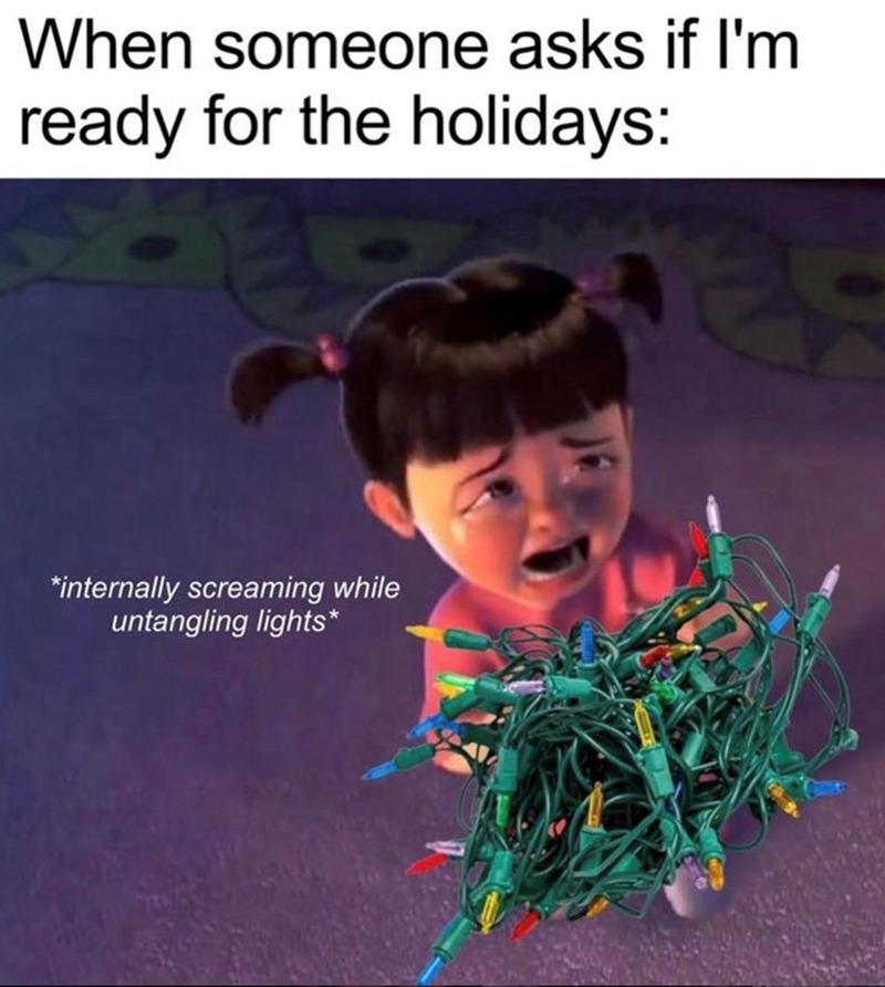 December holidays meme