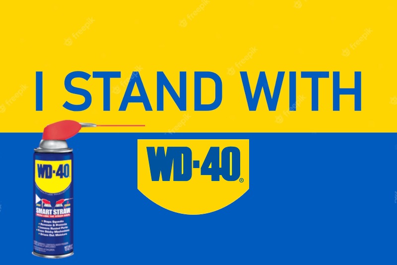 Stand with WD-40 - meme