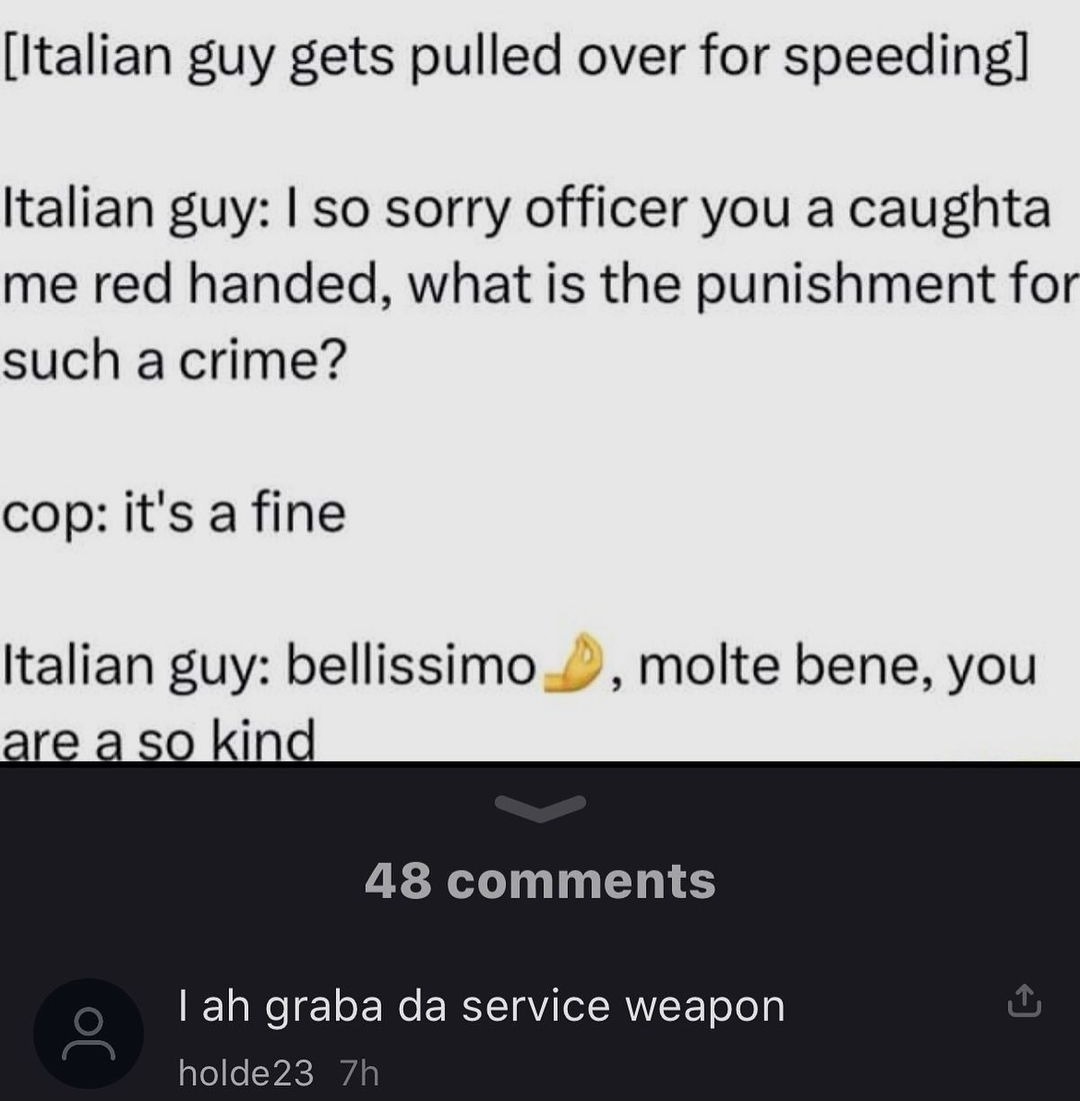 Good guy police officer - meme