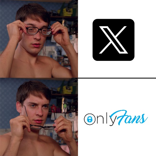 X and Onlyfans - meme