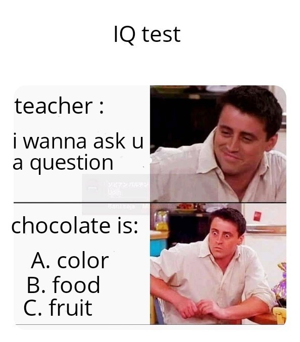 IQ test - meme