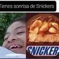 Sonrisa de Snickers