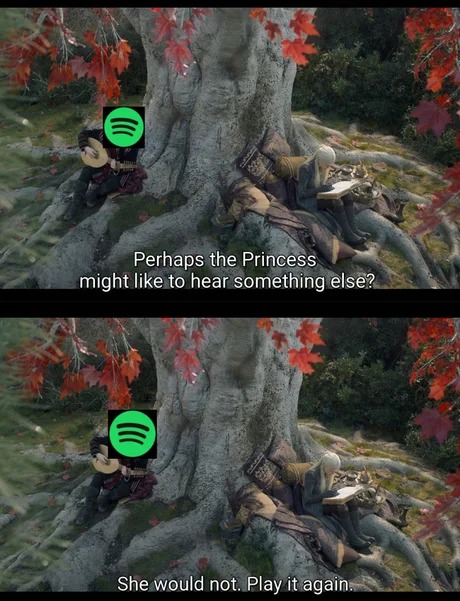 Spotify playlist in House of the Dragon - meme