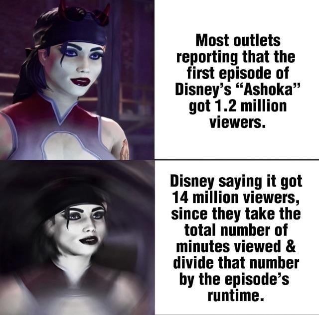 Ahsoka and Disney - meme