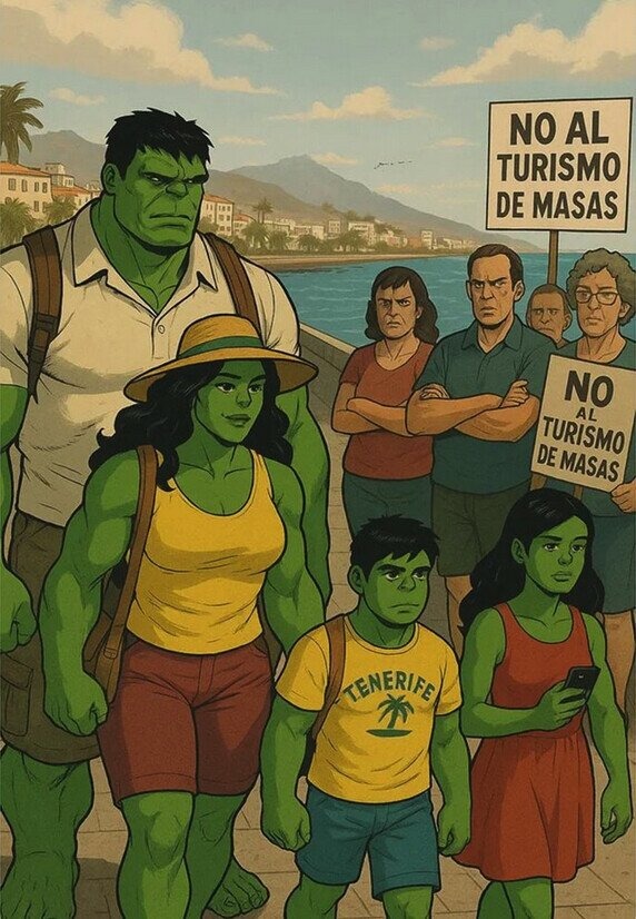 NO al turismo de masas, sí a que me dejen en paz en la playa - meme