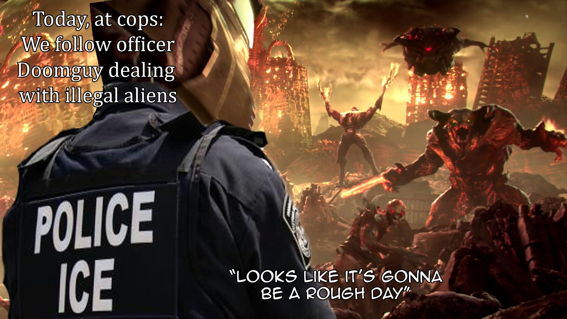 Cops: Doom edition - meme