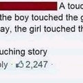 A touching story...