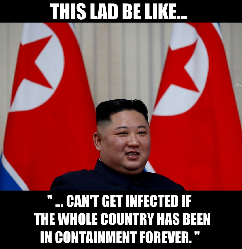 North Korea & Coronavirus - meme