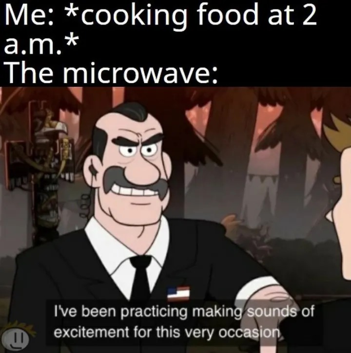 Cooking at 2 AM be like - meme