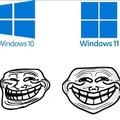 Windows 11 si fuera el trollface