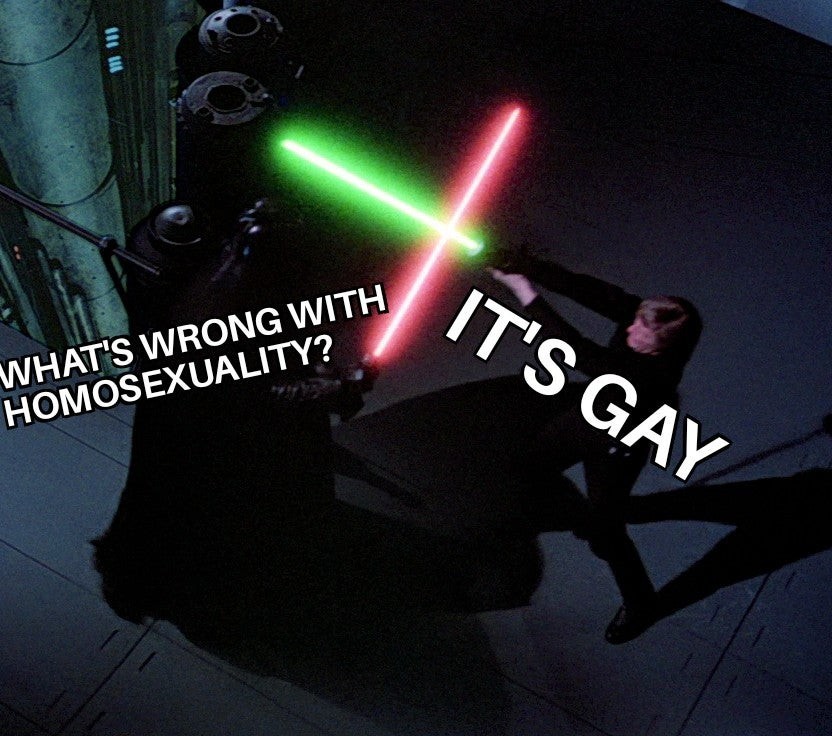 Its gay - meme