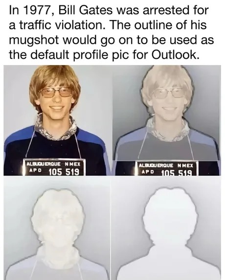 Bill Gates was arrested for a traffic violation - meme