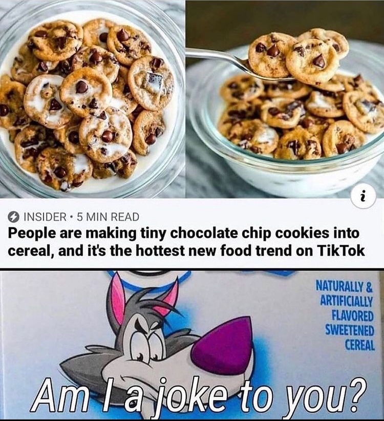 I’ve tried his cereal and not a big fan - meme