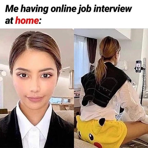 Job interview - meme