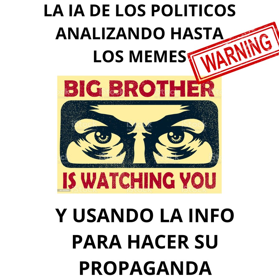 Propaganda politica + IA - meme