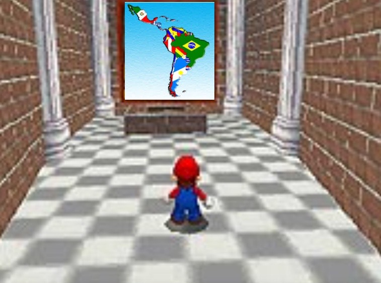Sí Super Mario 64 tubiera un nivel final muy dificil - meme