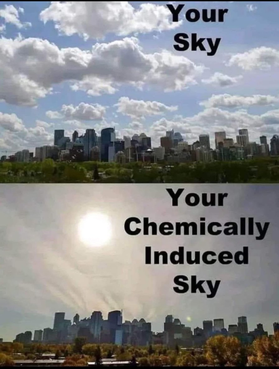 People still refuse to accept that we are being Sprayed by Chemtrails - meme