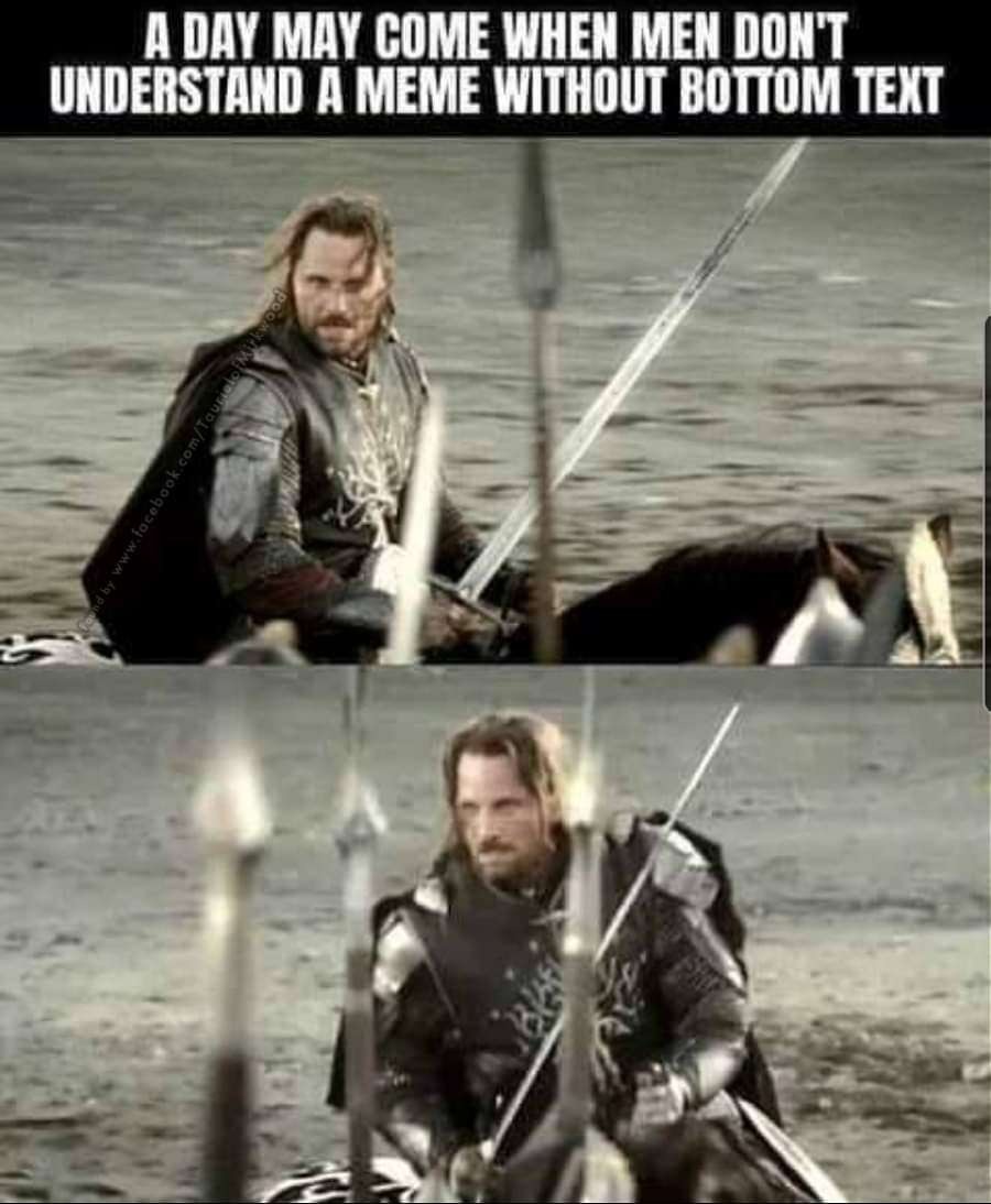 But it is not that day! - meme