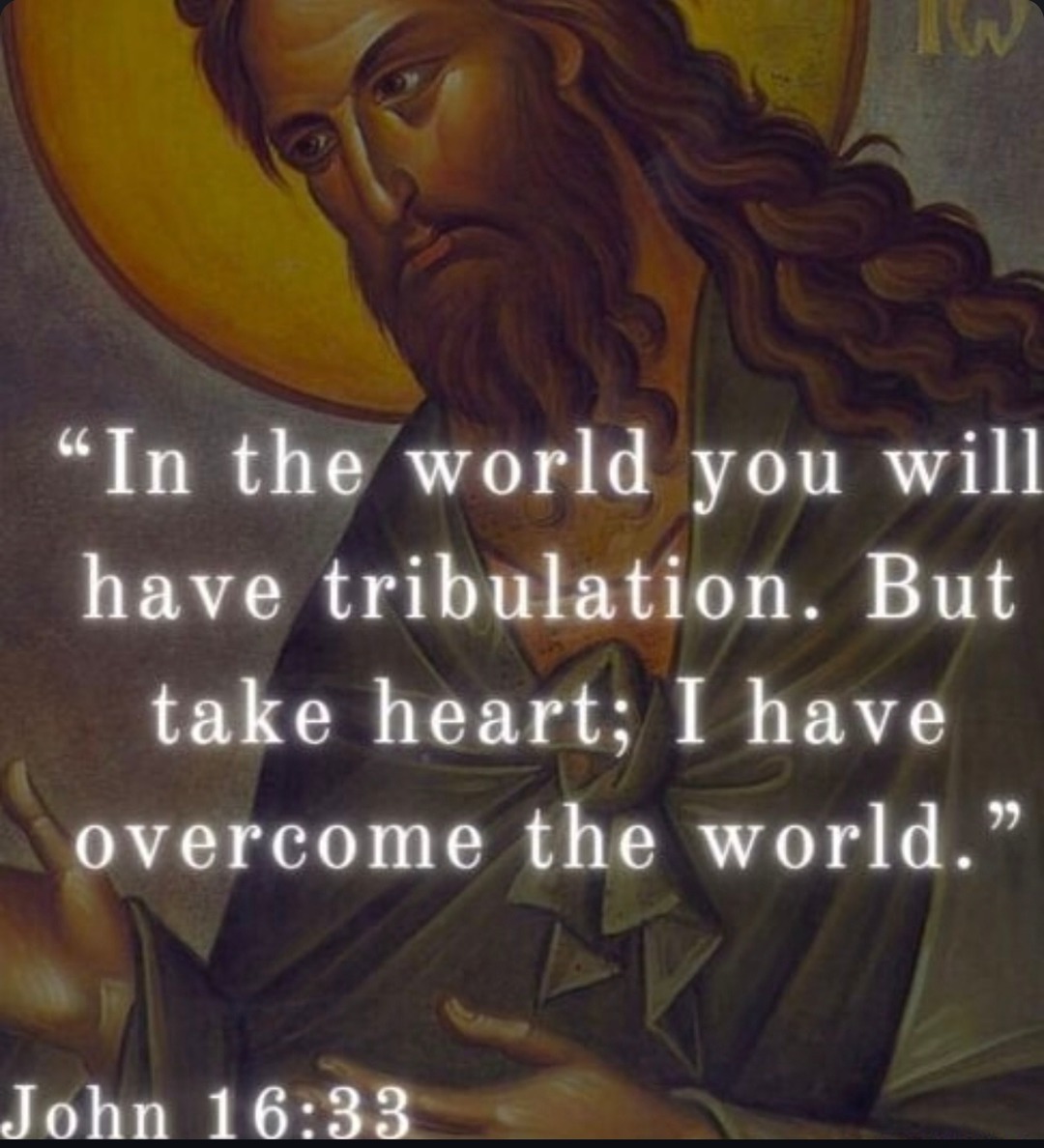 Tribulation comes standard, hope is optional - meme