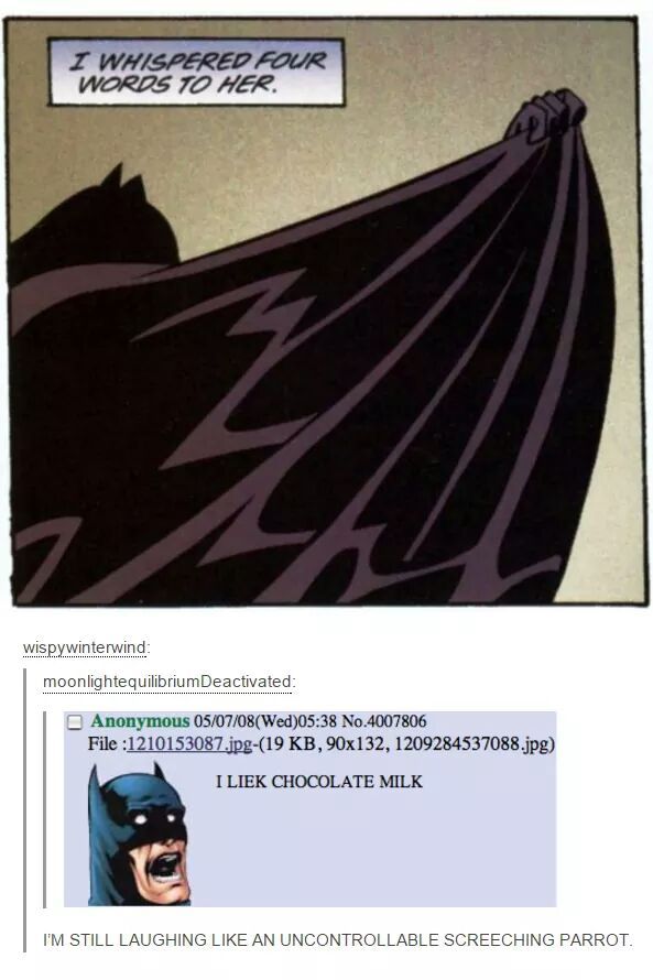 Batman has spoken - meme