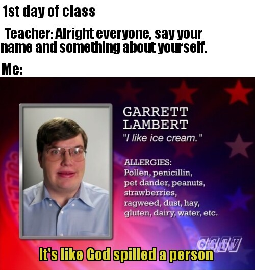 Save Garrett - meme